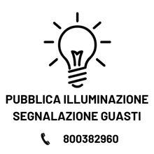 Segnalazione guasti rete pubblica illuminazione